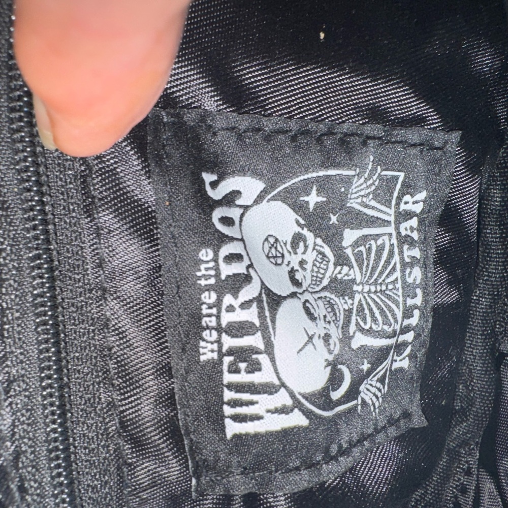 Killstar Hexcellent Studded Black waist Bag Fanny pack - Picture 4 of 8